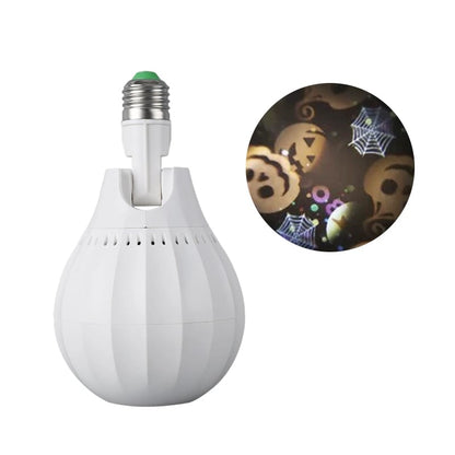 Rotating Holiday Projection Light Bulb