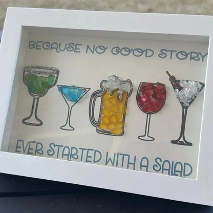 Sea Glass Art Happy Hour Cocktails