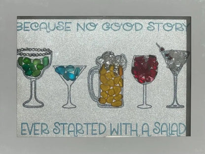 Sea Glass Art Happy Hour Cocktails