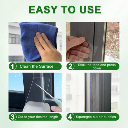 Self-Adhesive Silicone Waterproof Tape (2x33ft) - High-Temperature Resistant Waterproof, Draftproof & Easy to Remove