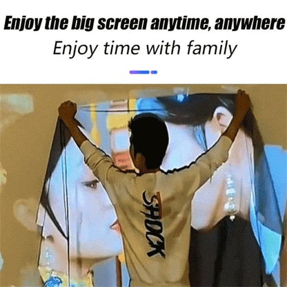 ⏰📺HD Matte White Projection Screen, Immersive Home Theater🎬🌟