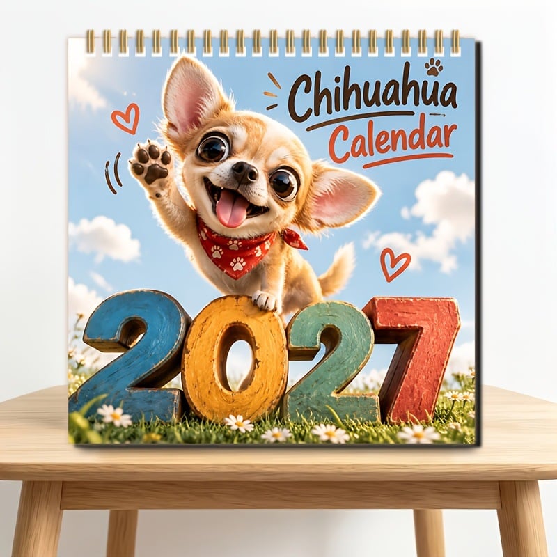 🐕2027 New Chihuahua Wall Calendar🎉