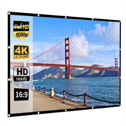 ⏰📺HD Matte White Projection Screen, Immersive Home Theater🎬🌟