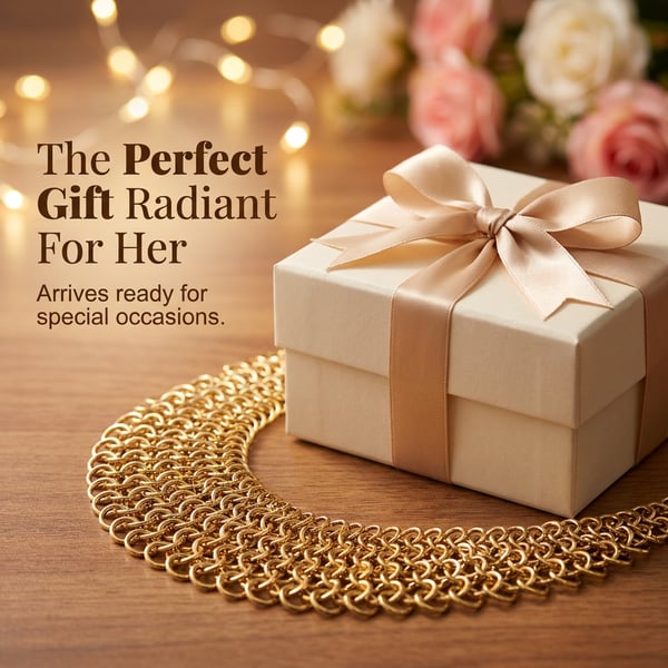 🔥HOT SALE🔥Geometric Circular Link Statement Collar Necklace