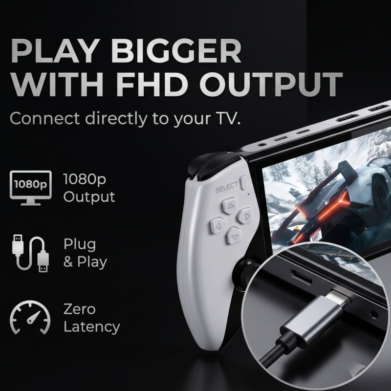🎄Christmas Sale 🎁Retro Handheld Game Console with HD 5-inch IPS Screen over 20,000 Games