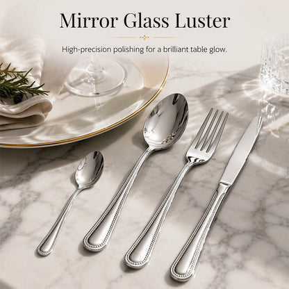 ⏳Time-Limited Special⏰4-Piece Stainless Steel Flatware Set