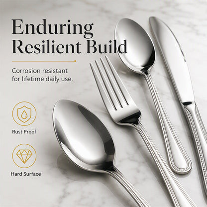 ⏳Time-Limited Special⏰4-Piece Stainless Steel Flatware Set