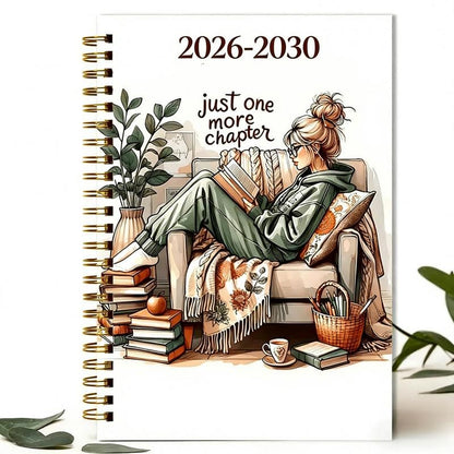 📚 2026–2030 5-Year Planner | Long-Term Monthly Organizer & Goal Planning Log Book for Work, School & Everyday Life
