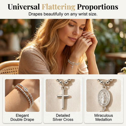 🔥Buy 1 Get 1 Free🔥💖 A Gift for the One You Love 🎁💖Double-Wrap Rosary Beaded Bracelet