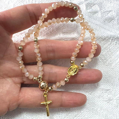 🔥Buy 1 Get 1 Free🔥💖 A Gift for the One You Love 🎁💖Double-Wrap Rosary Beaded Bracelet
