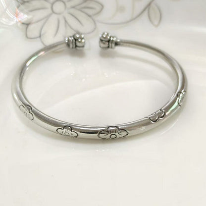 💫Vintage Floral Silver Bangle💫Buy 1 Get 1 Free NOW!!💥
