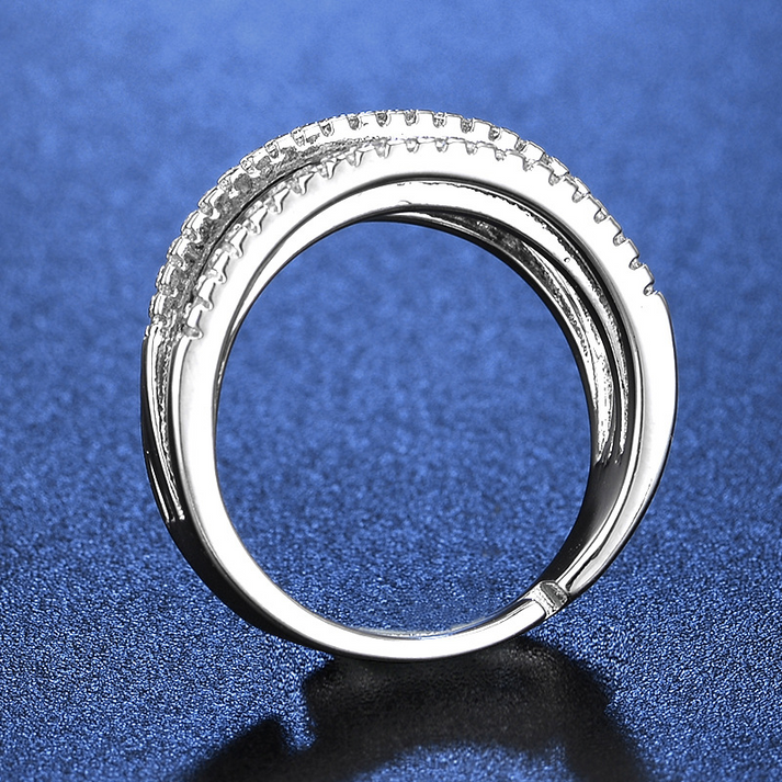 ✨Buy 1 Get 1 Free💫Adjustable Multi-Band Crossover Ring – Fashion Jewelry